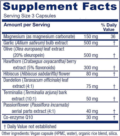 Vitanica VasoBlend, 180 Cápsulas - Apoyo – Coenzima Q10 (CoQ10): Presente de forma natural en el organismo y en la – Image 2
