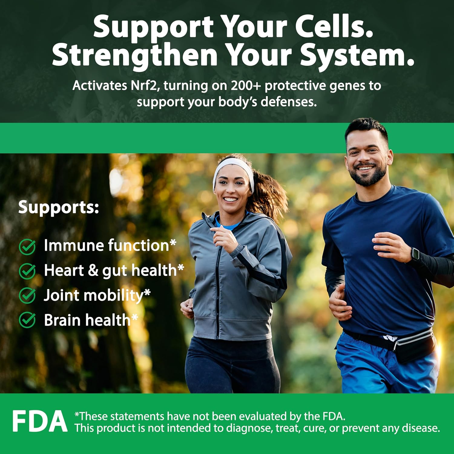 SulforaMAX (30 Cápsulas) - Sulforafano de Brócoli - Apoyo Inmunitario y Celular - Vegano, No OGM