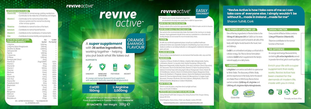 Revive Active Vitamin Mineral and Amino Complex 30 Day, 30 CT