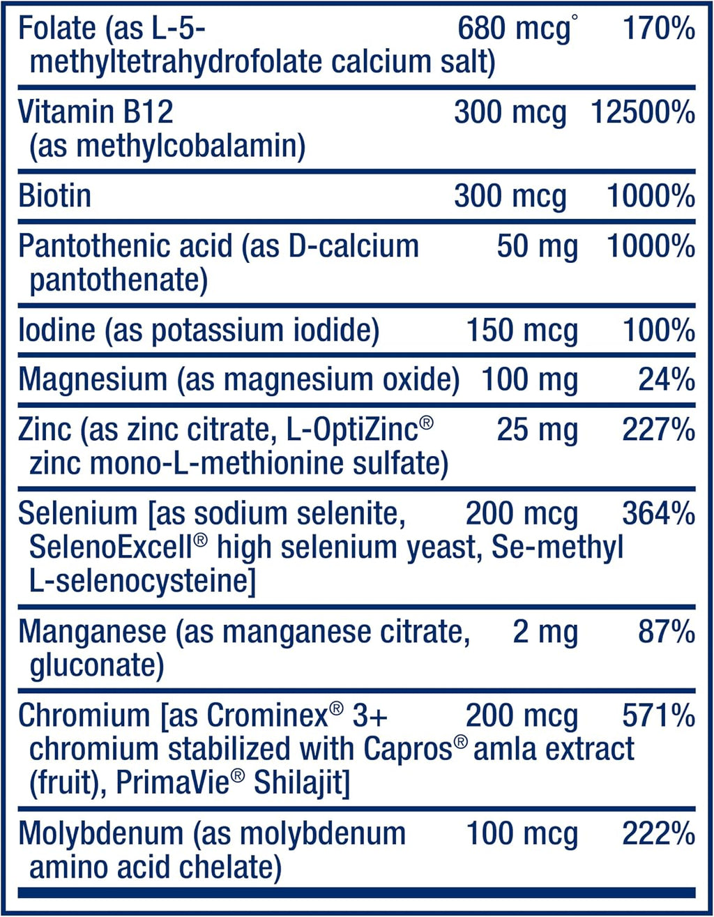 Life Extension One-Per-Day Multivitamin 60 Comprimidos