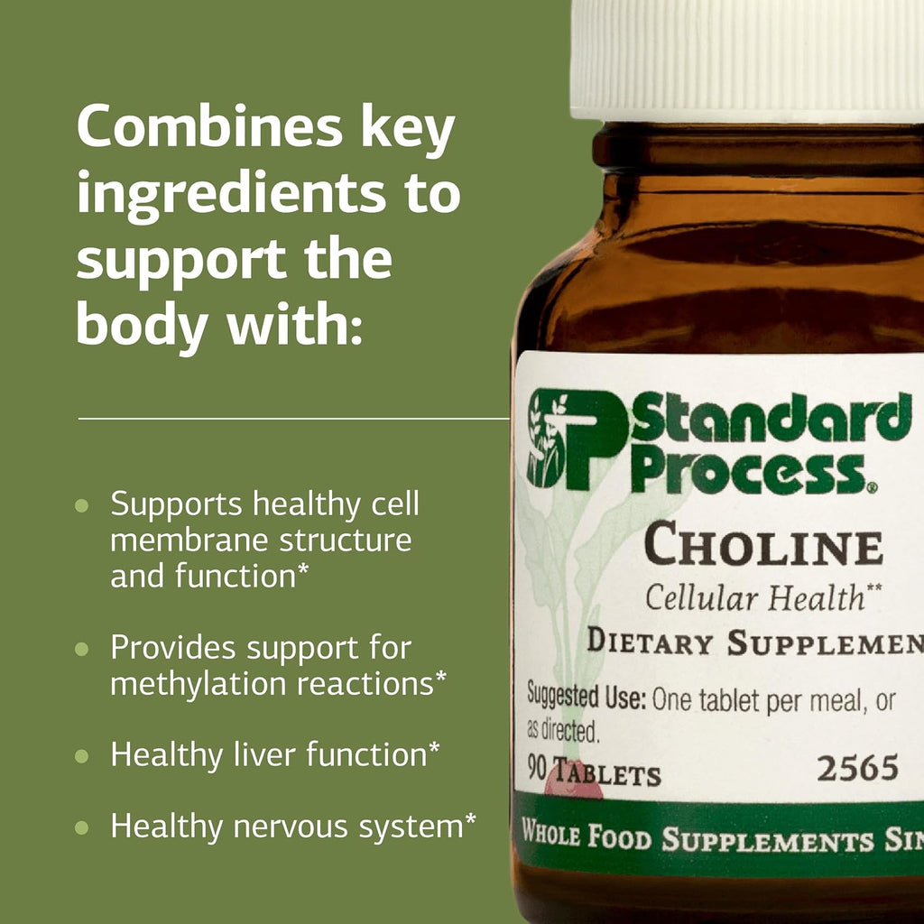Standard Process Colina - 180 mg, 90 Comprimidos