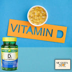 Vitamina D3 1000 UI (25 mcg) Softgels, 200 Cápsulas + Sticker Me Gusta