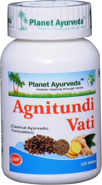 Planet Ayurveda Agnitundi Vati – Comprimidos – Alivio de la hinchazón y los gases: Las hierbas en su composición – Image 2