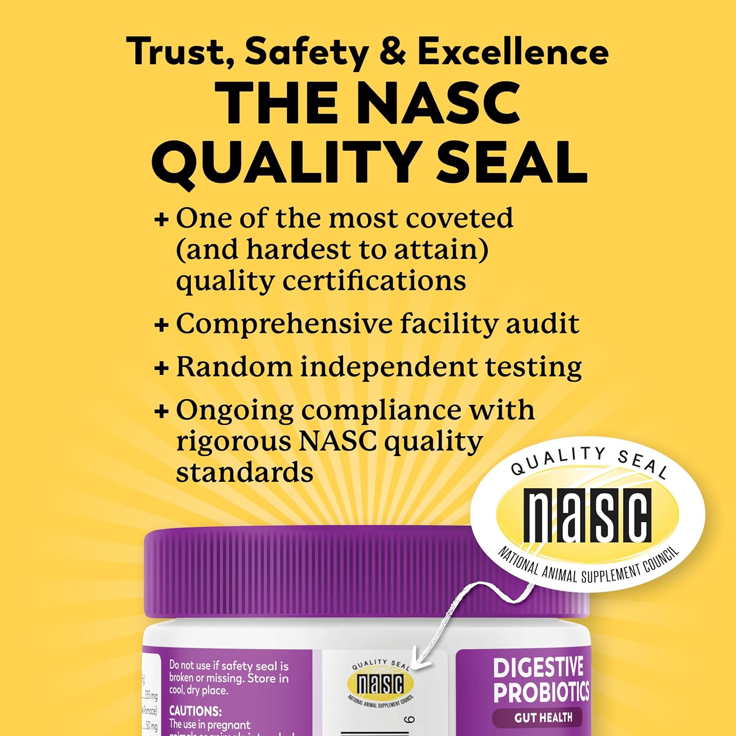 Dr. Harvey's Masticables Probióticos Digestivos para Perros, 9 Probióticos, Sabor a Mantequilla de Cacahuete (90 Masticables)