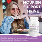 TJ Nutrition Enzimas Digestivas para Estómagos Sensibles - Apoyo al Nervio Vago, Fórmula Vegetariana de Liberación Programada