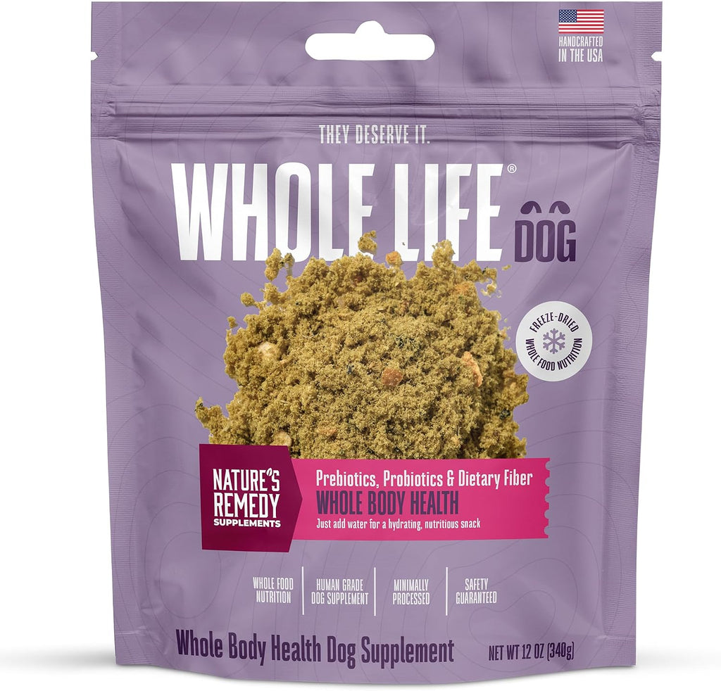 Whole Life Pet Healthy Gut Daily Supplement para Perros - Probióticos y Prebióticos con Calabaza - 90 Servicios