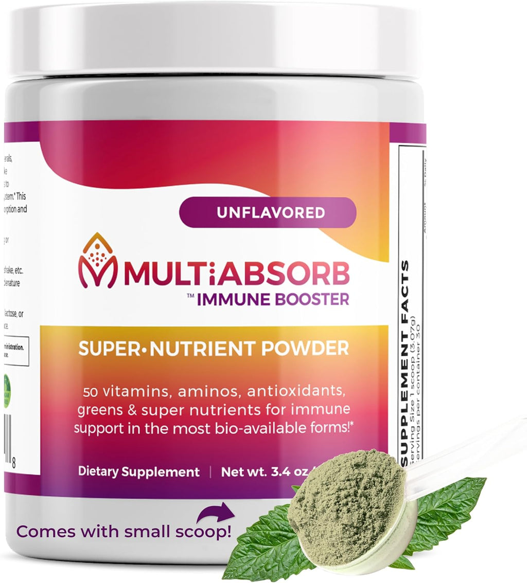 MultiAbsorb Immune Booster - Polvo multinutriente, 30 porciones (sin sabor)
