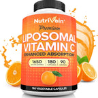 Nutrivein Premium Vitamina C Liposomal 1650 mg - 180 Cápsulas