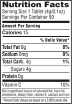 ReliOn Tabletas de Glucosa Sabor Naranja - 50 Unidades