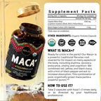 Maju Superfoods Maca Orgánica 4-en-1 en Cápsulas - 120 cápsulas