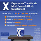 X – Suplemento de Rendimiento Cerebral para Enfoque y Claridad Mental