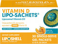 Vitamin D3 Lipo-Sachets - 30 Sobres de Vitamina D3 Liposomal de Alta Absorción
