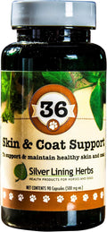 Silver Lining Herbs 36 Canine Skin & Coat Support - Suplemento herbal natural para perros - 90 cápsulas
