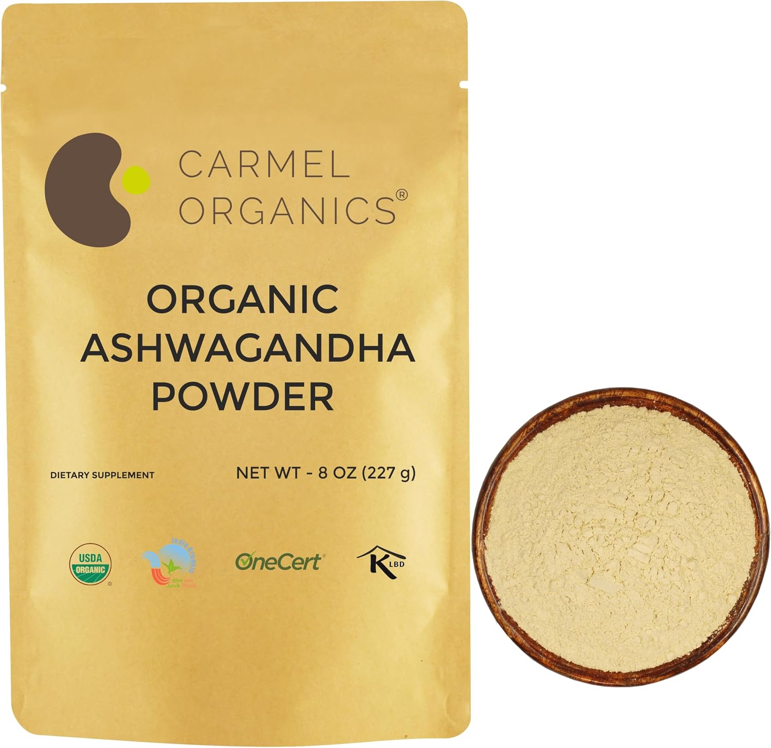 Polvo de Mucuna Pruriens (Kapikachhu) - 227 g - CARMEL ORGANICS