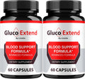 Gluco Extend - Cápsulas para Apoyar Niveles Saludables (2 Pack, 120 Cápsulas)