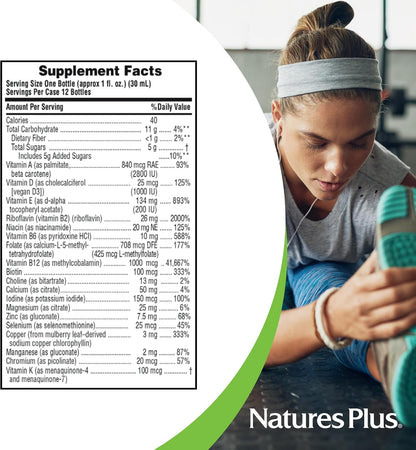NaturesPlus Source of Life GOLD Liquid Multi – Más de 100 frutas y verduras: Aportan una gran densidad de – Image 4