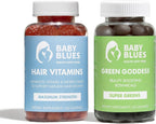 Baby Blues Grow and Glow Beauty Bundle para mamás – Vitaminas posparto para cabello y piel
