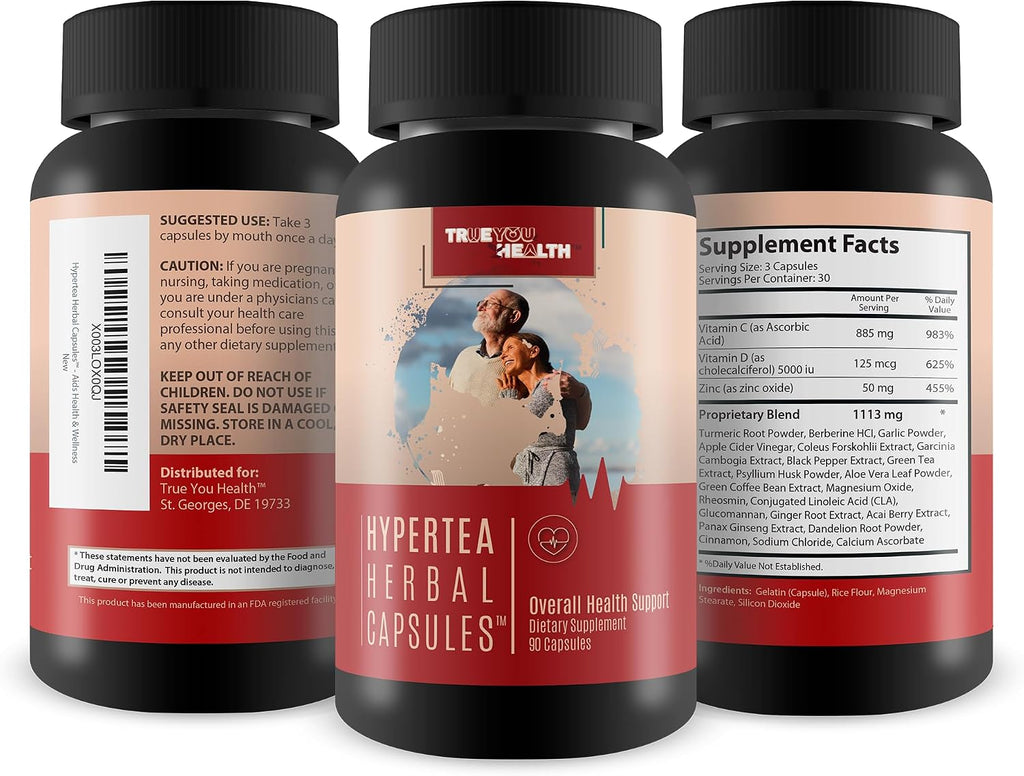 Hypertea Cápsulas Herbales – Apoyo Diario para la Salud General