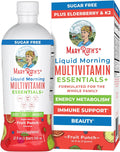 MaryRuth's Liquid Morning Multivitamin Essentials+ - Multivitamínico Líquido para Adultos y Niños - 946 ml