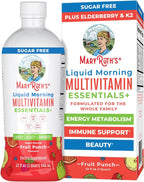 MaryRuth's Liquid Morning Multivitamin Essentials+ - Multivitamínico Líquido para Adultos y Niños - 946 ml