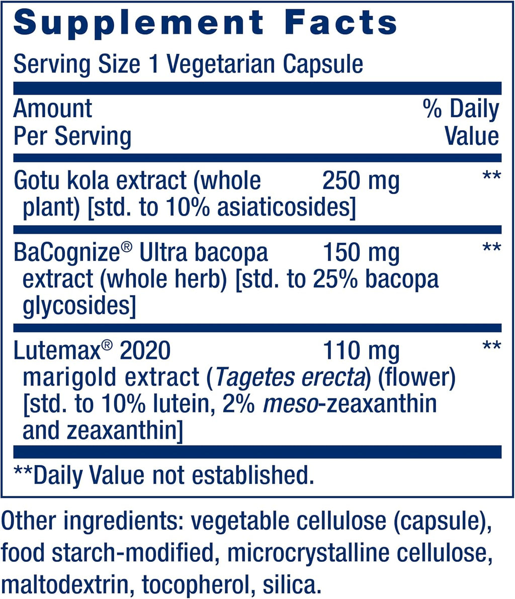 Life Extension Quick Brain Nootropic – 30 Cápsulas