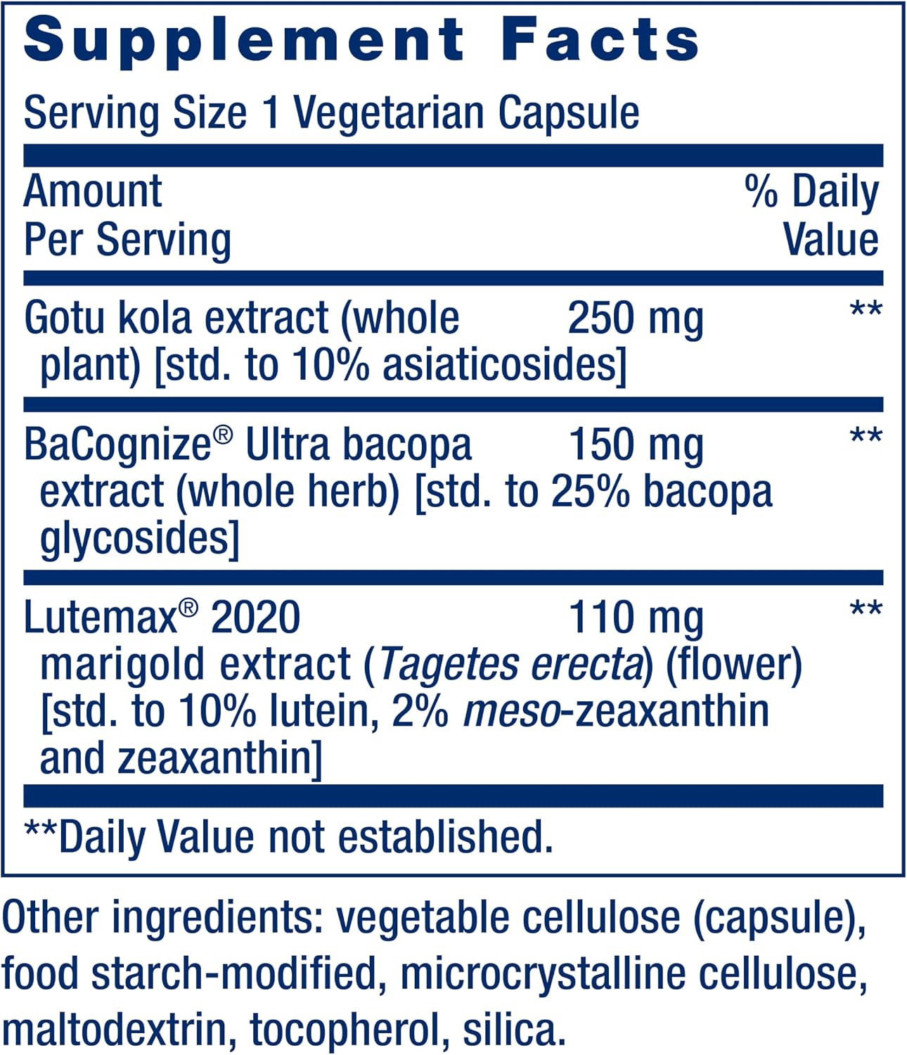 Life Extension Quick Brain Nootropic – 30 Cápsulas