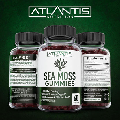 Irish Sea Moss Gummies 3000mg – Atlantis Nutrition – Image 6
