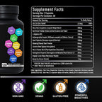Suplemento de Fertilidad Masculina con Zinc, Maca, Ashwagandha y L-Arginina - 120 Cápsulas