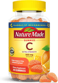 Nature Made Vitamina C Extra Strength 500 mg por Dosis - 180 Gominolas (90 Días)