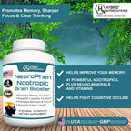 NeuroPhen Suplemento Potenciador Cerebral Nootrópico - 60 Cápsulas