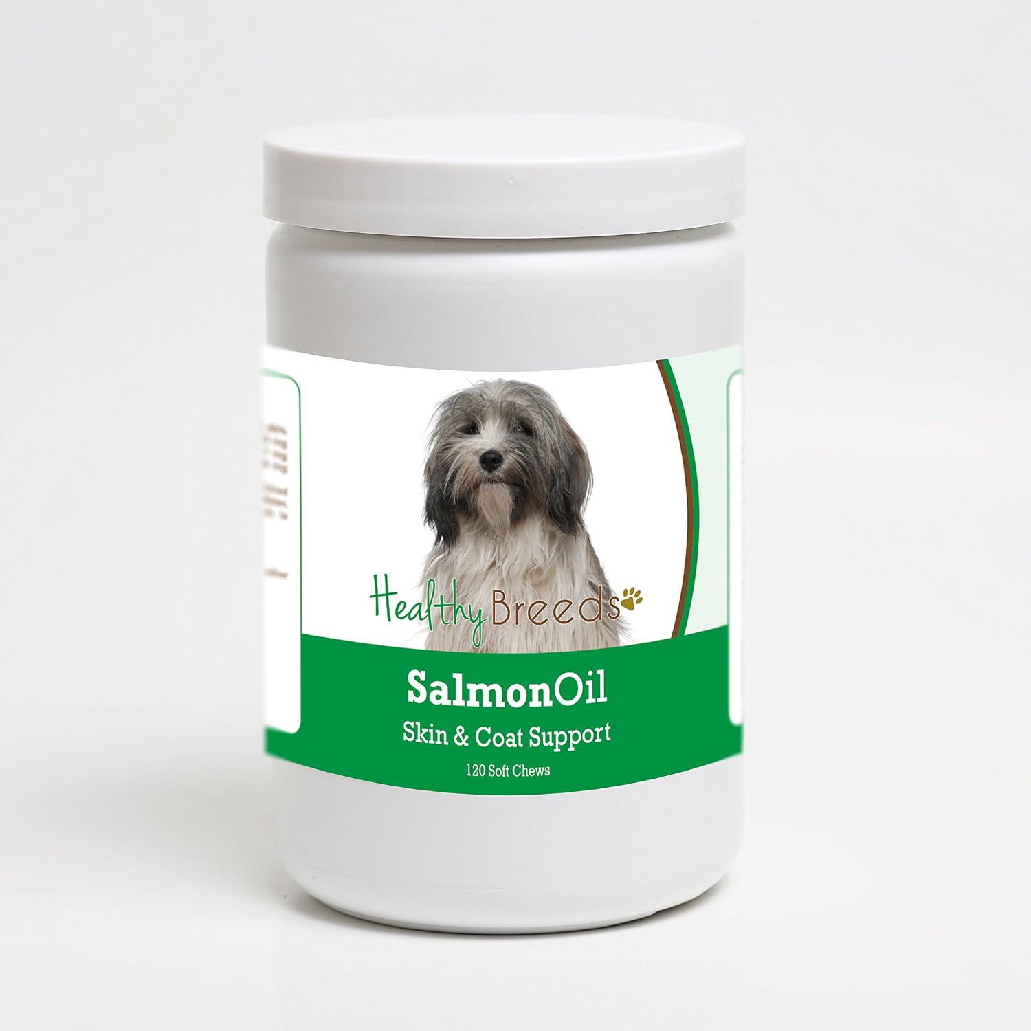 Healthy Breeds Bocados Blandos de Aceite de Salmón para Perros Tibetan Terrier, 120 unidades