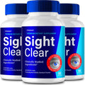 (3 Pack) Sight Clear Eye Supplement Cápsulas - Suplemento para la Visión - Máxima Potencia (180 Cápsulas)