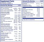 30-in-1 Multivitamínico para Adultos Mayores de 50 con Hierro - Antioxidantes