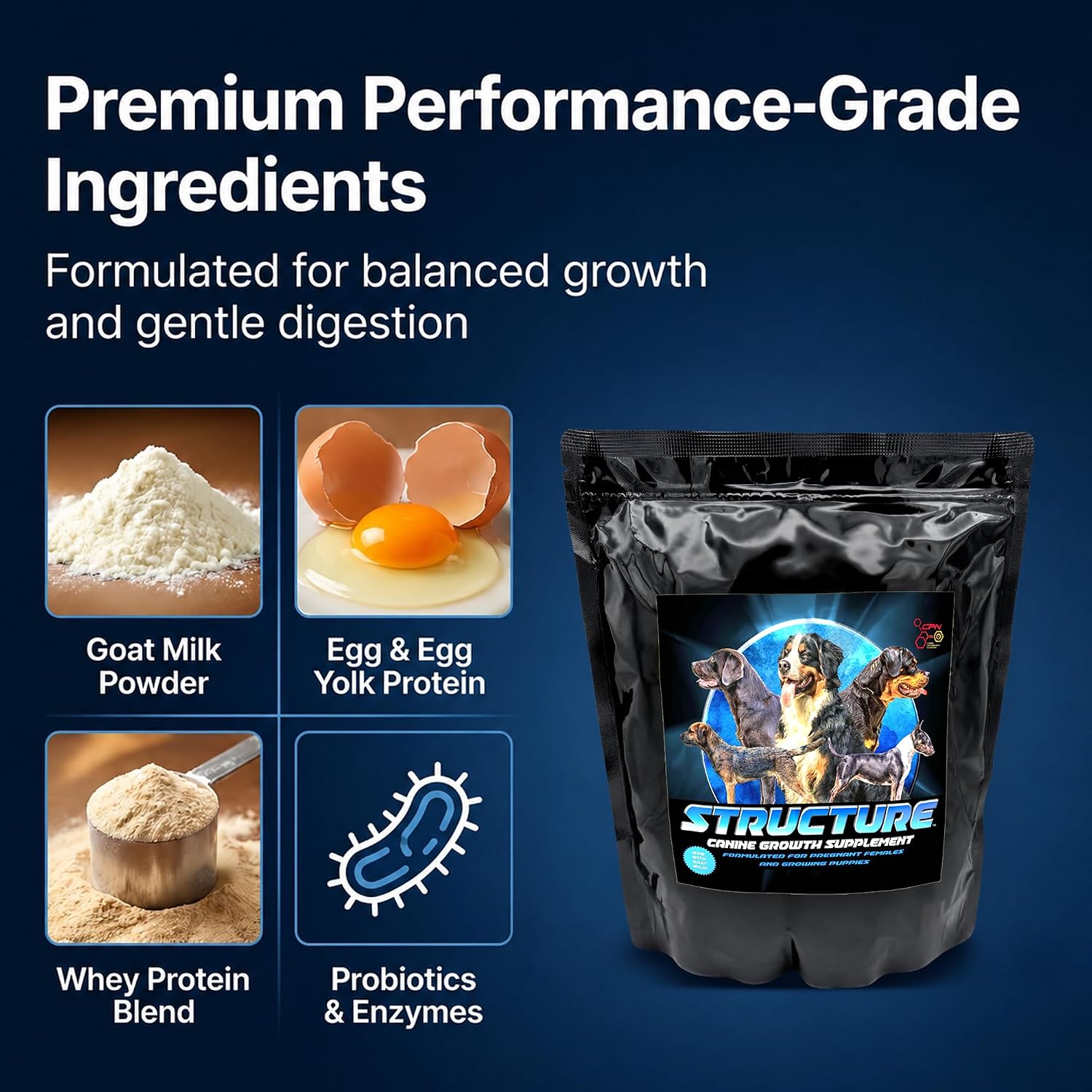 CPN Structure Premium Suplemento de Crecimiento para Cachorros