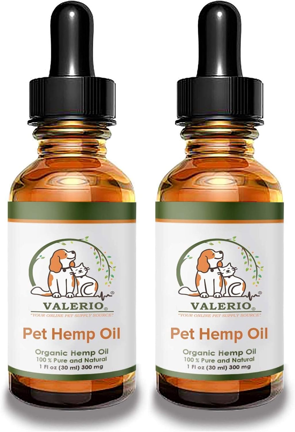 Valerio Pets Aceite de Cáñamo para Perros y Gatos - 1 Oz
