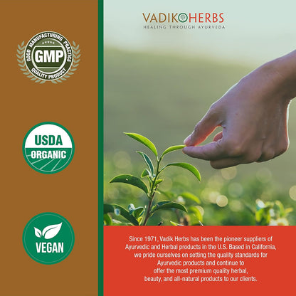 Vadik Herbs Kutaj (Holarrhena Antidysenterica) - 100 Cápsulas Vegetales - Complemento para el Soporte Digestivo – Image 4