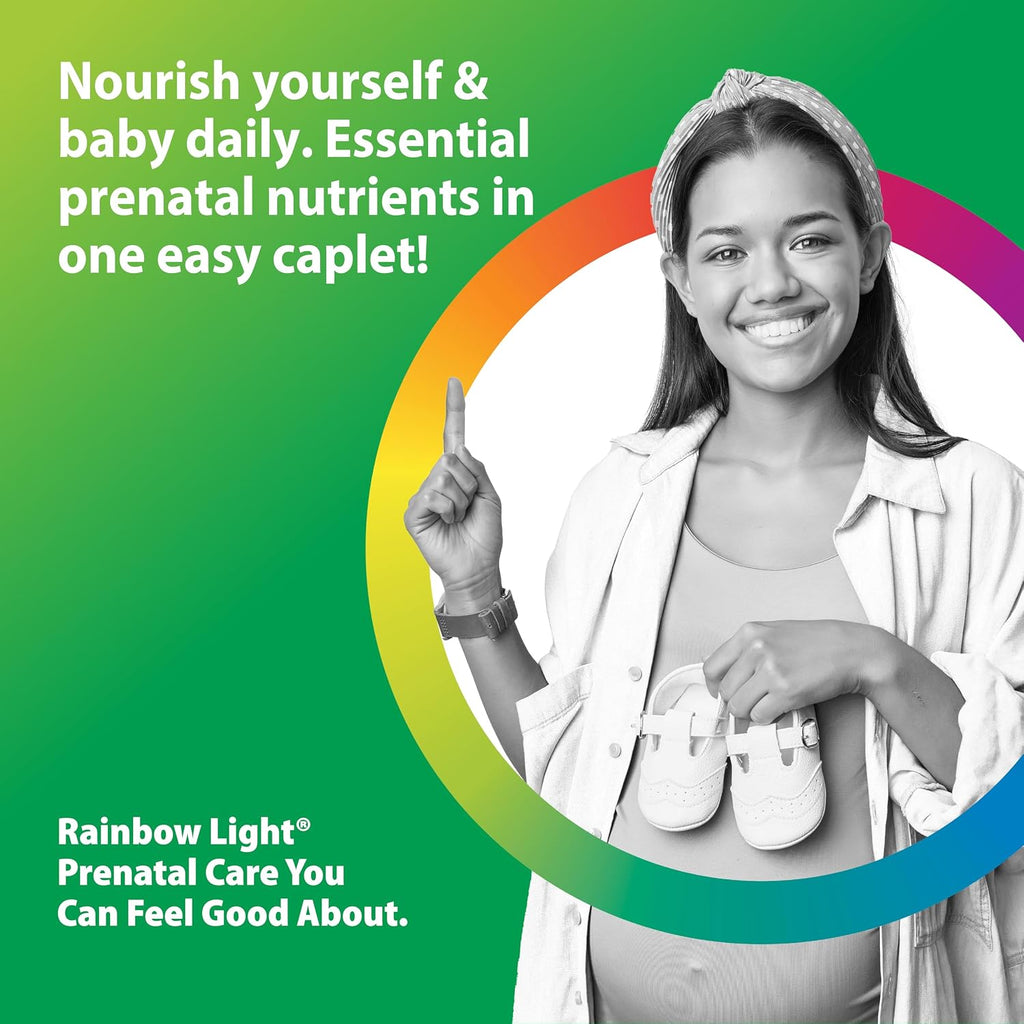 Rainbow Light Prenatal Multivitamin One+ para Mujeres | 30 Comprimidos | Nutrición Esencial para Mamá y Bebé