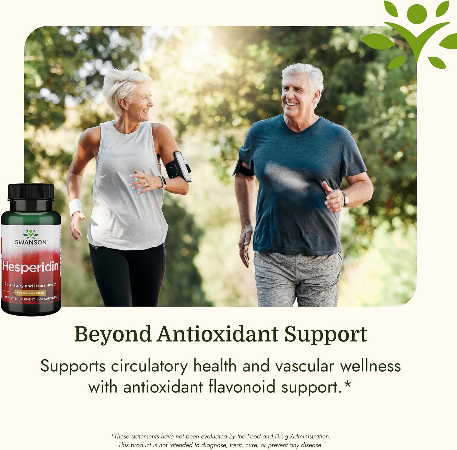 Swanson Hesperidina - Apoyo Cardiovascular y Antioxidante - 60 Cápsulas