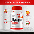 Glycogen Balance Advanced Blood Formula Cápsulas, Suplemento para el Equilibrio de Glucógeno en Sangre - Máxima Potencia, Natural para Circulación Saludable y Niveles Estables (5 Envases)