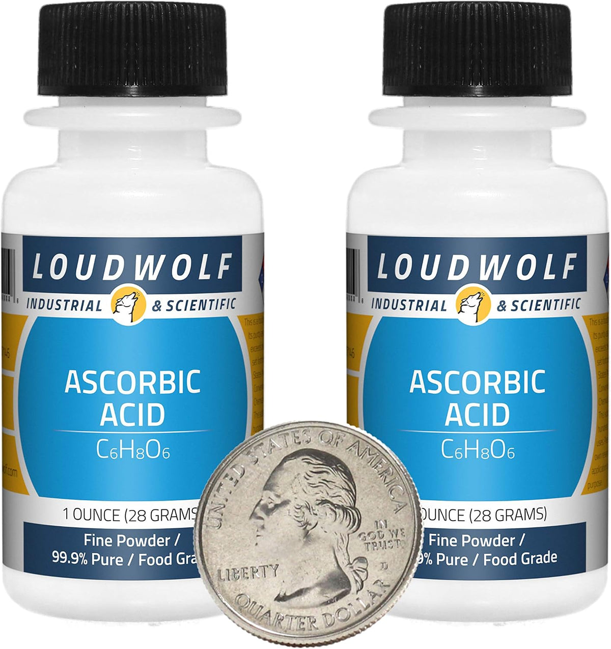 Ácido Ascórbico en Polvo 99.9% Puro - 4 Botellas de 113 g (4 oz) - Grado Alimenticio - görsel 6