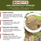Organic Way Polvo de Hoja de Gordolobo (Verbascum thapsus) - Cosecha Silvestre Europea | Certificado Orgánico y Kosher | Vegano, No GMO y Sin Gluten | USDA Certificado | Origen Albania (56g)