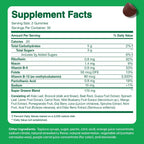 Feel Great Super Green Gummies para Niños | Gominolas de Frutas y Verduras | Multivitamínico Vegano