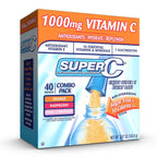 Super C Vitamina y Mineral Bebida en Polvo, Naranja, 6 Sobres por Caja, Paquete de 12 (72 Sobres en Total)