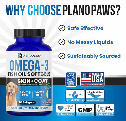 Omega 3 Fish Oil for Dogs - Aceite de Salmón – Forma de presentación: Las cápsulas blandas (softgels) son fáciles – Image 4