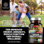 N1N Premium Multivitamínico Plant Based [42 Ingredientes] Multivitaminas para Hombres y Mujeres con Verduras, Frutas, Probióticos, Alfalfa, Equinácea, Espirulina y Enzimas, 90 Comprimidos
