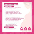 Pregnaforte 1 al Día Vitaminas Prenatales - 60 Cápsulas con Ácido Fólico y Omega 3