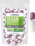 Cápsulas Vacías Tamaño 0 de XPRS Nutra - 100 Cápsulas Veganas - Cápsulas Vegetarianas para Rellenar Suplementos (Blanco/Lavanda)