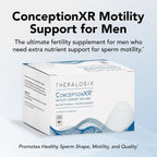Theralogix ConceptionXR Motility Support Formula - Preconception Vitamins for Men - Male Fertility Supplement - NSF Certified - 60 Tablets + 60 Capsules (30-Day Supply)