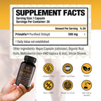 CHOQ Shilajit - Cápsulas Veganas 500 mg - Ácido Fúlvico >50%
