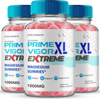 Prime Vigor XL Extreme Gummies - Suplemento en Gominolas para Hombres (3 Paquetes)